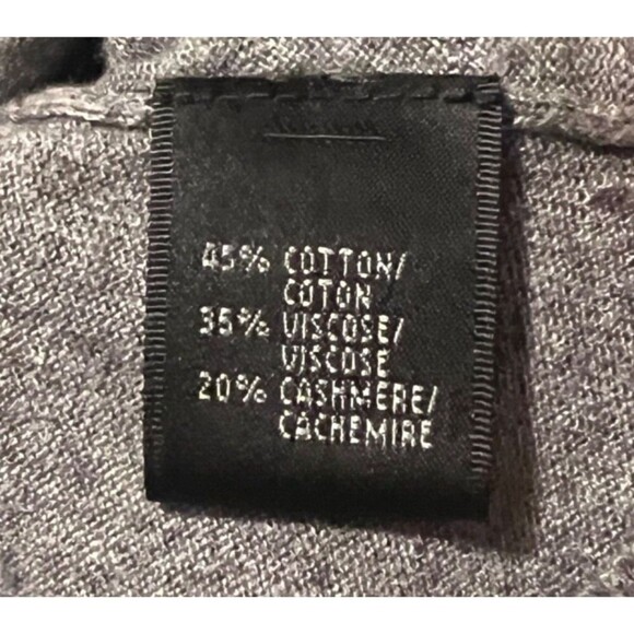Lafayette 148 New York Luxe Gray Sleeveless Cashmere Blend Top Large - Picture 4 of 4